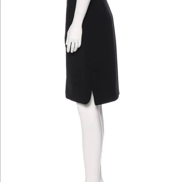 BALENCIAGA Skirt New With faux Leather trim Size 40 US 6 Fully Lined - Picture 2 of 16